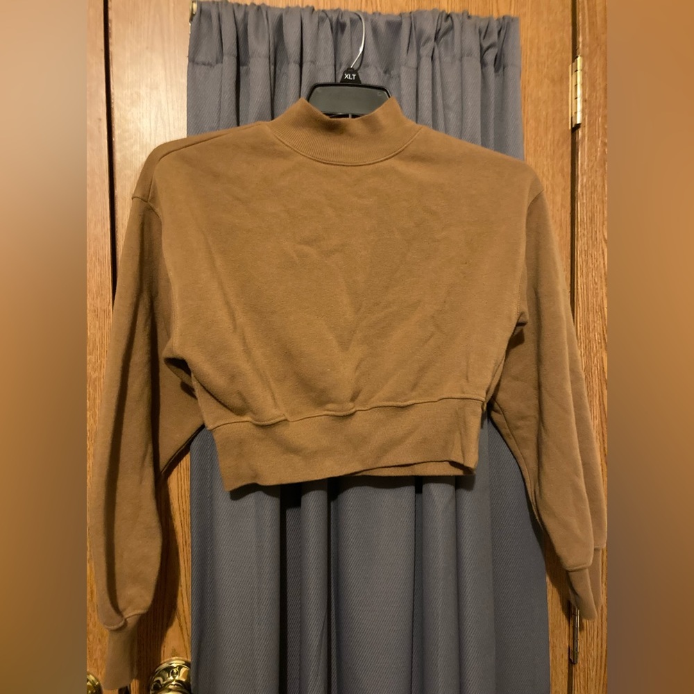 Forever 21, brown, turtle neck, sweater. Size small